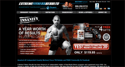 Desktop Screenshot of extremefitnessresults.com